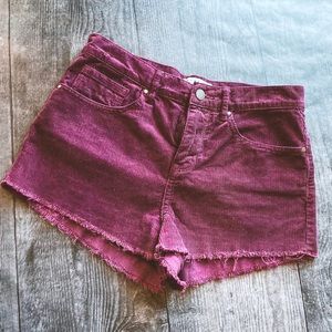 Kendall & Kylie Corduroy Shorts 26